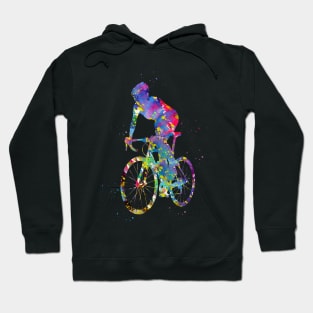 Cyclist sprinting Hoodie